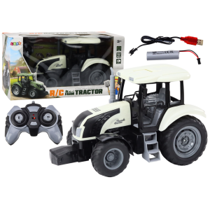 Tractor RC Control Remoto con Sonido Blanco