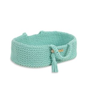 Cesta Moisés para Muñecas Boho My Sweet Baby - Algodón Mint