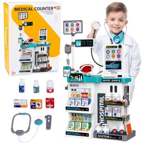 Set Médico Infantil con Mesa de Juego y Accesorios
