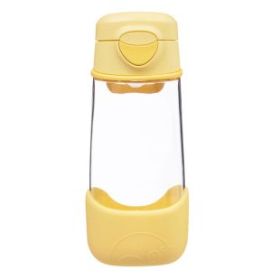 Botella deportiva B.box de Tritan en color amarillo con diseño ergonómico