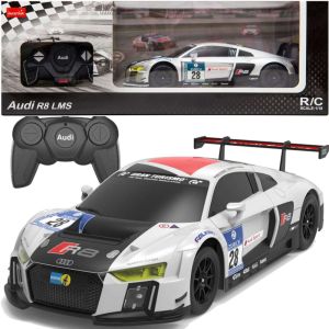 Coche R/C 1:24 Control Remoto Deportivo AUDI R8 LMS Blanco
