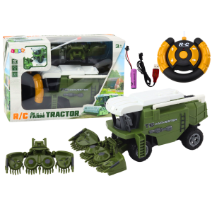 Cosechadora Agrícola RC Control Remoto Verde