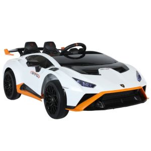 Vehículo Eléctrico Lamborghini STO DRIFT Blanco 24V