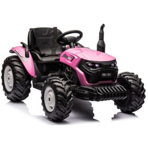Tractor eléctrico HC-306 Rosa con diseño moderno.