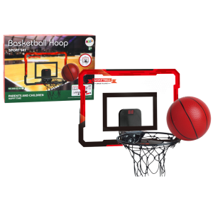 Set de baloncesto infantil con tablero y canasta de Lean toys