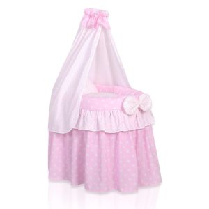 Cuna Moisés de Juguete con Dosel My Sweet Baby Rosa