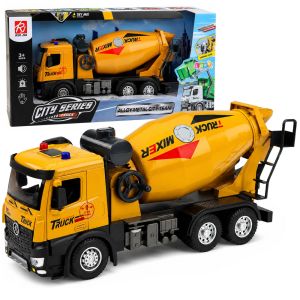 Camión mezclador de cemento con luces y sonidos de Lean toys