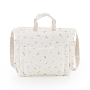 Bolso Maternal Pack Bruca Sand 16x43x37 Cm - Cambrass