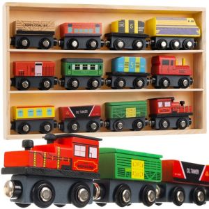 Tren de Madera Magnético 12 Piezas Kruzzel