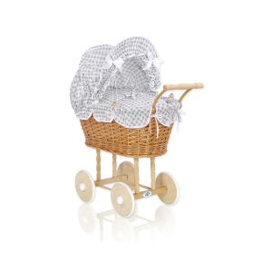 Cochecito de Muñecas My Sweet Baby con Ropa de Cama Gris Natural