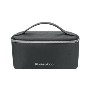 Bolsa para Alimentos Kikkaboo Foody Gris Oscuro 19x10x7 cm