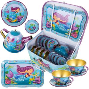 Juego de té sirena Iso trade para niños - Set de 9 piezas