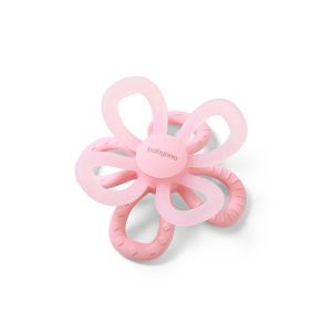 Mordedor de Silicona Flor Rosa Babyono - Alivio para Bebés