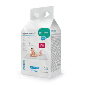 Almohadilla Cambiadora Babyono 40x60 cm - 22 Piezas