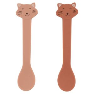 Cuchara de Silicona 2-pack Trixie - Mrs. Cat para Bebés