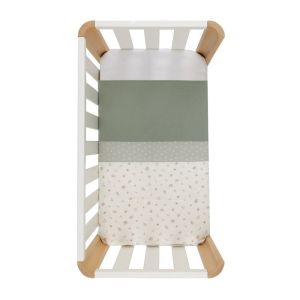 Funda Nordica Minicuna 70x77x1 Cm Calma Verde - Cambrass