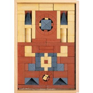 Juego de construcción de suelo 6 A Goki para bebés con colores vibrantes.