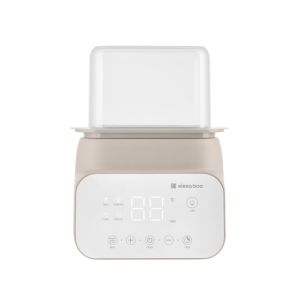 Calentador Doble de Biberones Kikkaboo 4 en 1 Beige