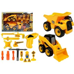 Set de Construcción Excavadora Camión Grúa Infantil