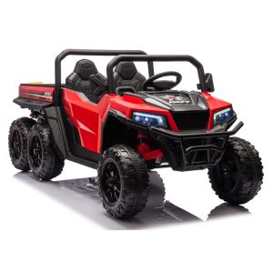 Vehículo eléctrico infantil 6 ruedas 4x4 24V XB-1038A Lean Cars rojo · 163 cm
