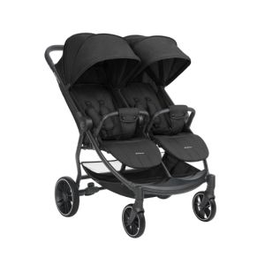 Carrito gemelar Kikkaboo Happy 2 Negro 2024