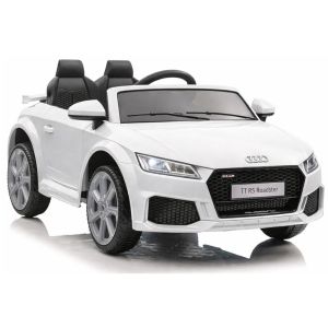 Vehículo Eléctrico Audi TT RS Blanco con Control Remoto