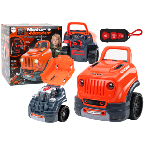 Kit de Desmontaje de Motor de Coche Naranja para Niños