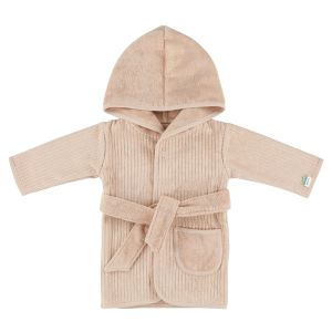 Bata de baño Trixie para bebés - Hush Rose, suave y absorbente