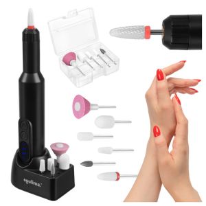 Set de Lima de Uñas Inalámbrico Soulima en uso