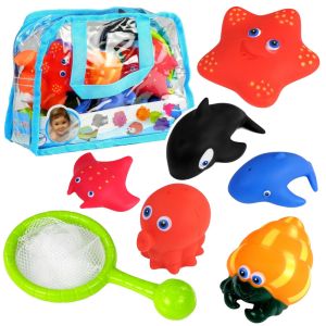 Set de Animales Marinos para el Baño, 12 piezas