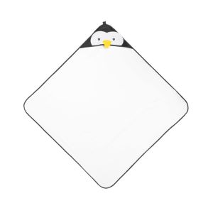 Capa de baño Sensillo Waterfriends 100x100 pingüino blanco