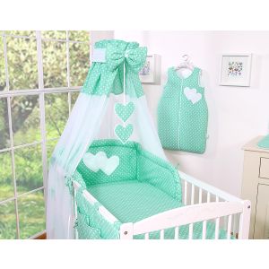 Juego de Cuna 5 Piezas My Sweet Baby - Corazones Colgantes