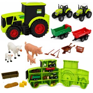Set de Granja con Tractor y accesorios de Lean toys