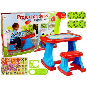 Mesa Educativa con Proyector y Silla para Dibujo