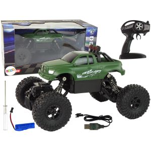 Coche Teledirigido R/C 2.4 GHz Escala 1:18 Verde