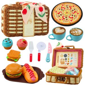 Set de Picnic Infantil con Alimentos y Accesorios 33 piezas