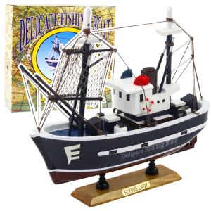 Modelo Decorativo de Barco de Pesca Flying Lady 24x23cm