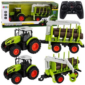 Tractor remolque forestal RC con funciones de control remoto