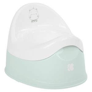 Orinal con cubeta extraíble Kikkaboo Hippo Menta para bebés