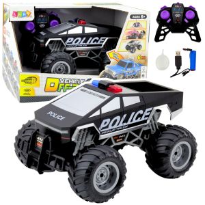 Coche de Policía RC Todo Terreno Control Remoto 1:16