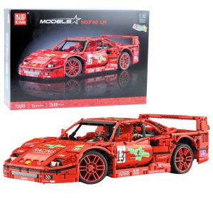 Coche de Carreras Deportivo de Bloques Rojo 1:10 2688 piezas