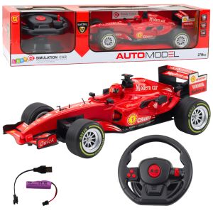 Coche de Carreras RC Control Remoto 1:12 Rojo