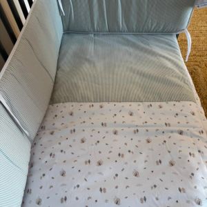 Set Colcha+protector Essential Greeny Verde 60x120x3 Cm - Cambrass