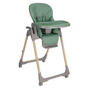 Trona Olive Menta Kikkaboo para Bebés - Ajustable y Cómoda
