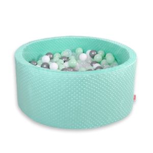 Piscina de bolas My Sweet Baby 90cm con 200 bolas de colores