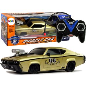 Coche Deportivo Clásico RC 1:20 Piloto Dorado