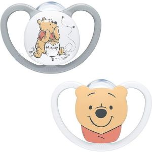 Chupete de Silicona Nuk Space 6-18 meses - 2 Piezas