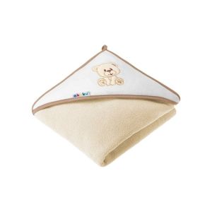 Toalla con Capucha Bear Amarilla Akuku para Bebé