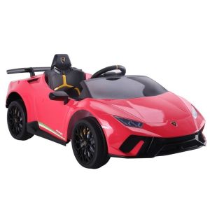 Coche Eléctrico Infantil Lamborghini Huracan Rojo con Control Remoto