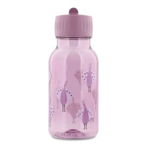 Botella Tritan™ 350ml - Trixie, diseño Pavo Real